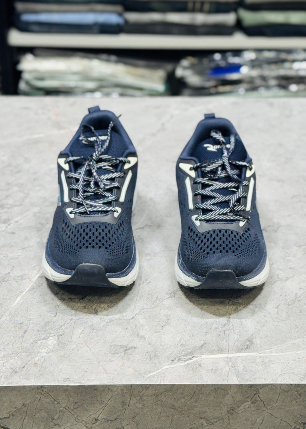 RUN GR-07 NAVY BLUE COMFORT SHOES