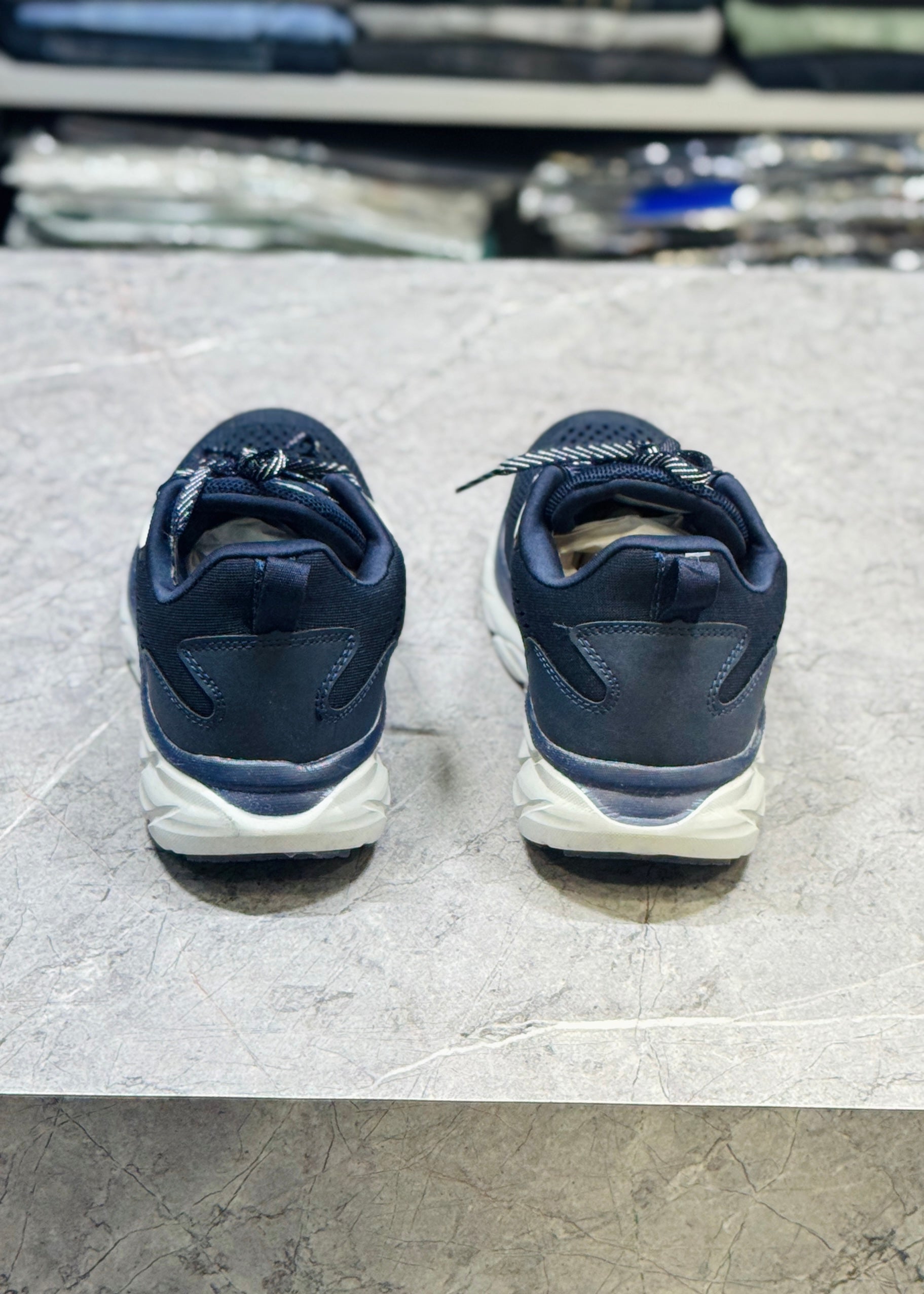 RUN GR-07 NAVY BLUE COMFORT SHOES