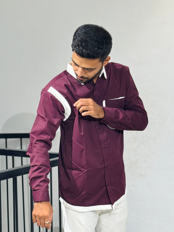 TGT 706 PURPLE SURGERY SHIRT