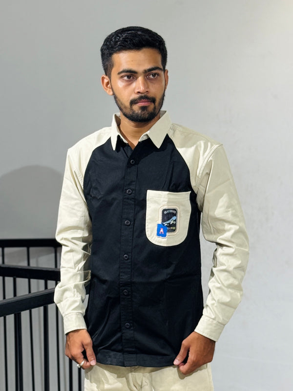 TGT 707 BLACK SURGERY SHIRT