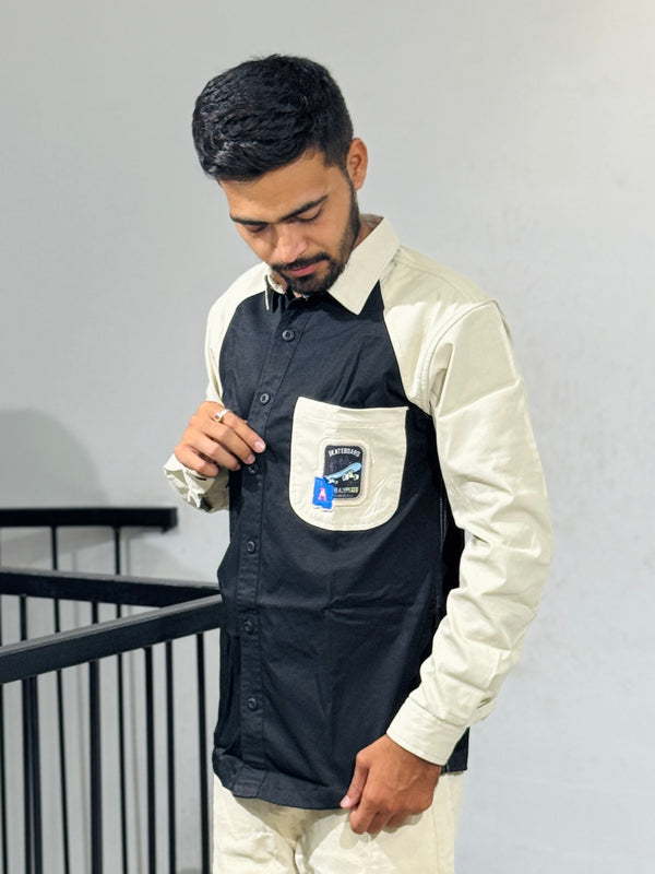 TGT 707 BLACK SURGERY SHIRT
