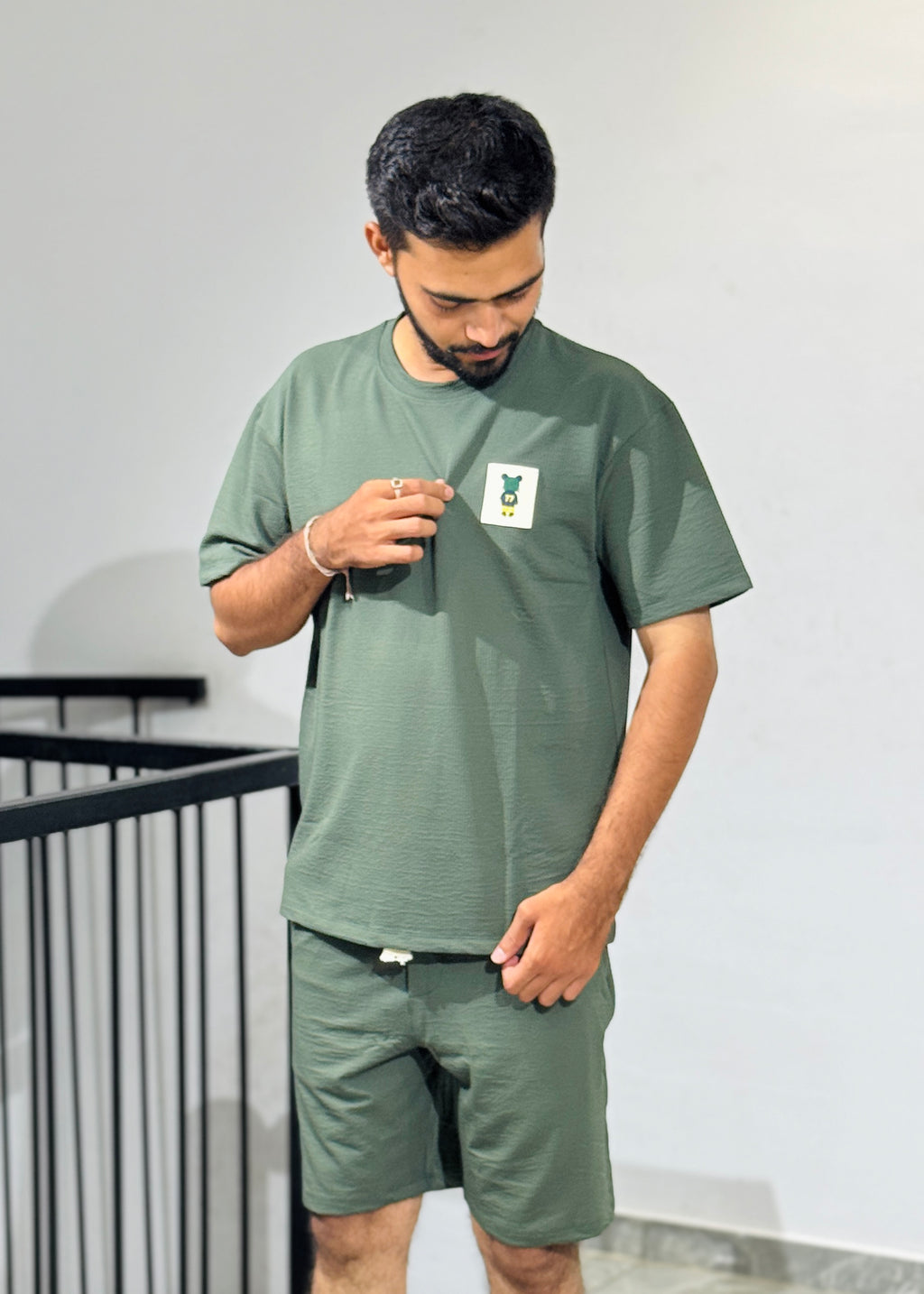 WIC-1872 GREEN SHORT IMPOTED CORD SET