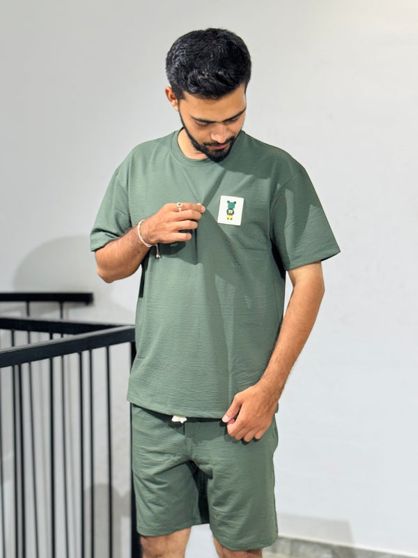 WIC-1872 GREEN SHORT IMPOTED CORD SET