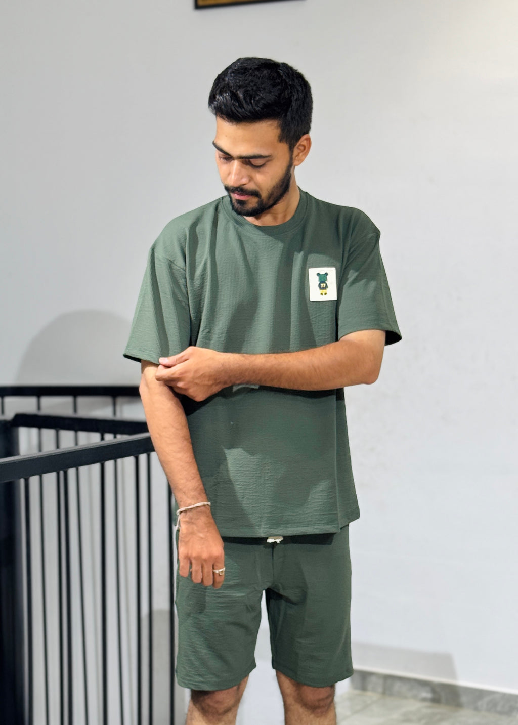 WIC-1872 GREEN SHORT IMPOTED CORD SET