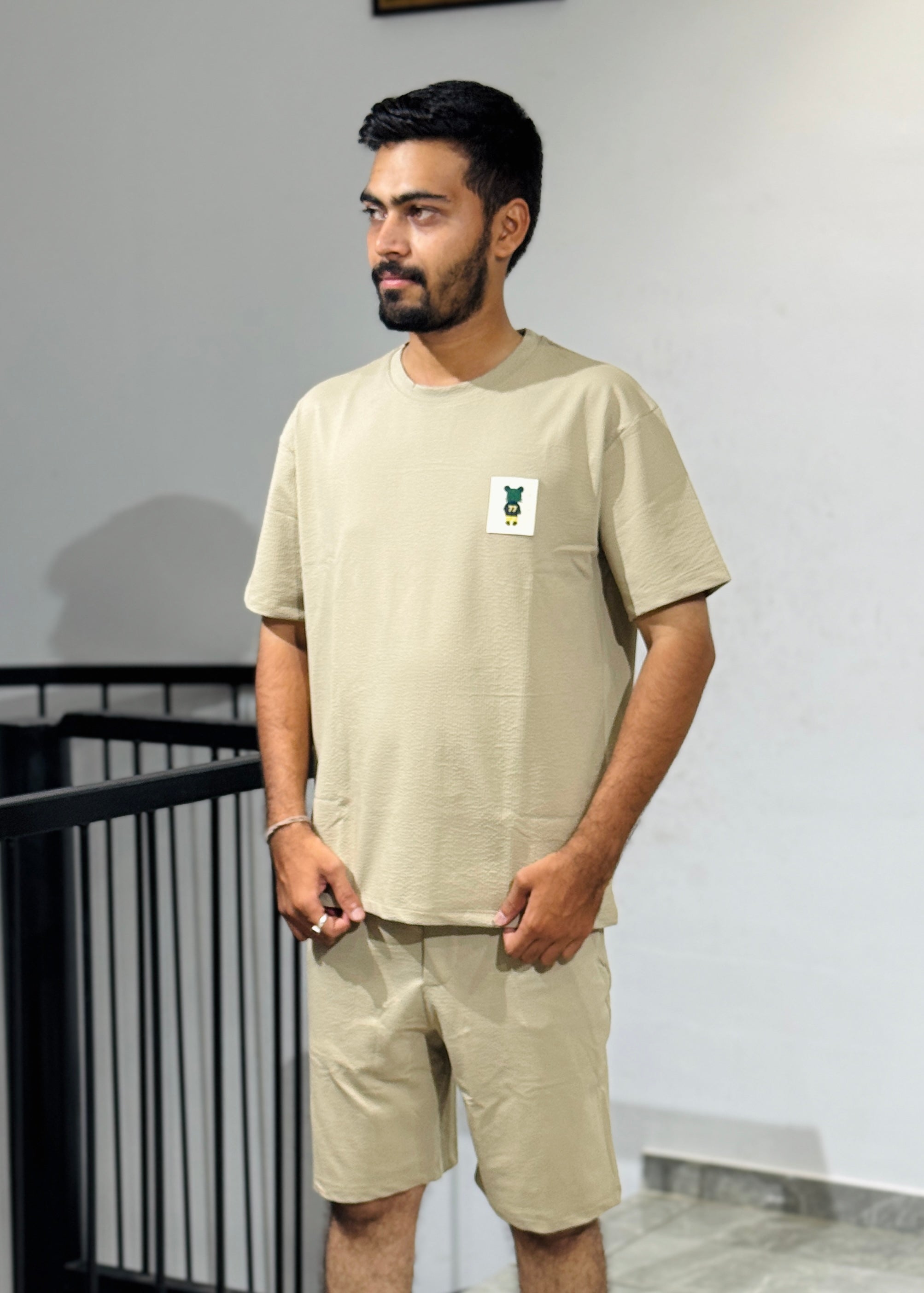WIC-1872 KHAKHI SHORT IMPOTED CORD SET