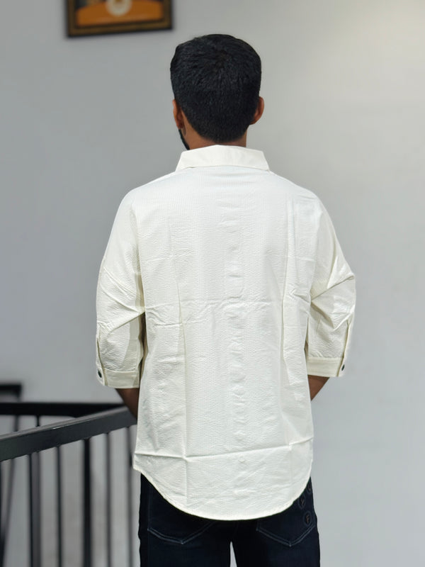 XC-8105-HS CREEAM SHIRT