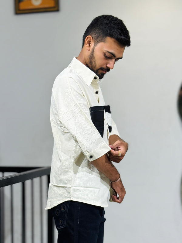 XC-8105-HS CREEAM SHIRT