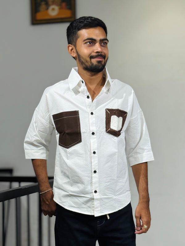 XC-8105-HS WHITE SHIRT
