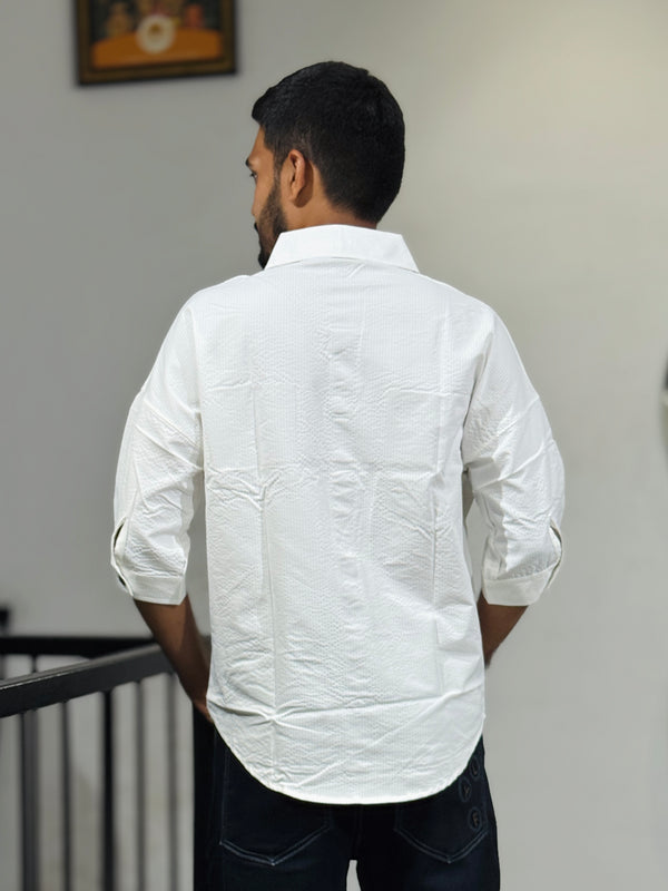 XC-8105-HS WHITE SHIRT