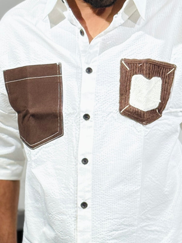 XC-8105-HS WHITE SHIRT
