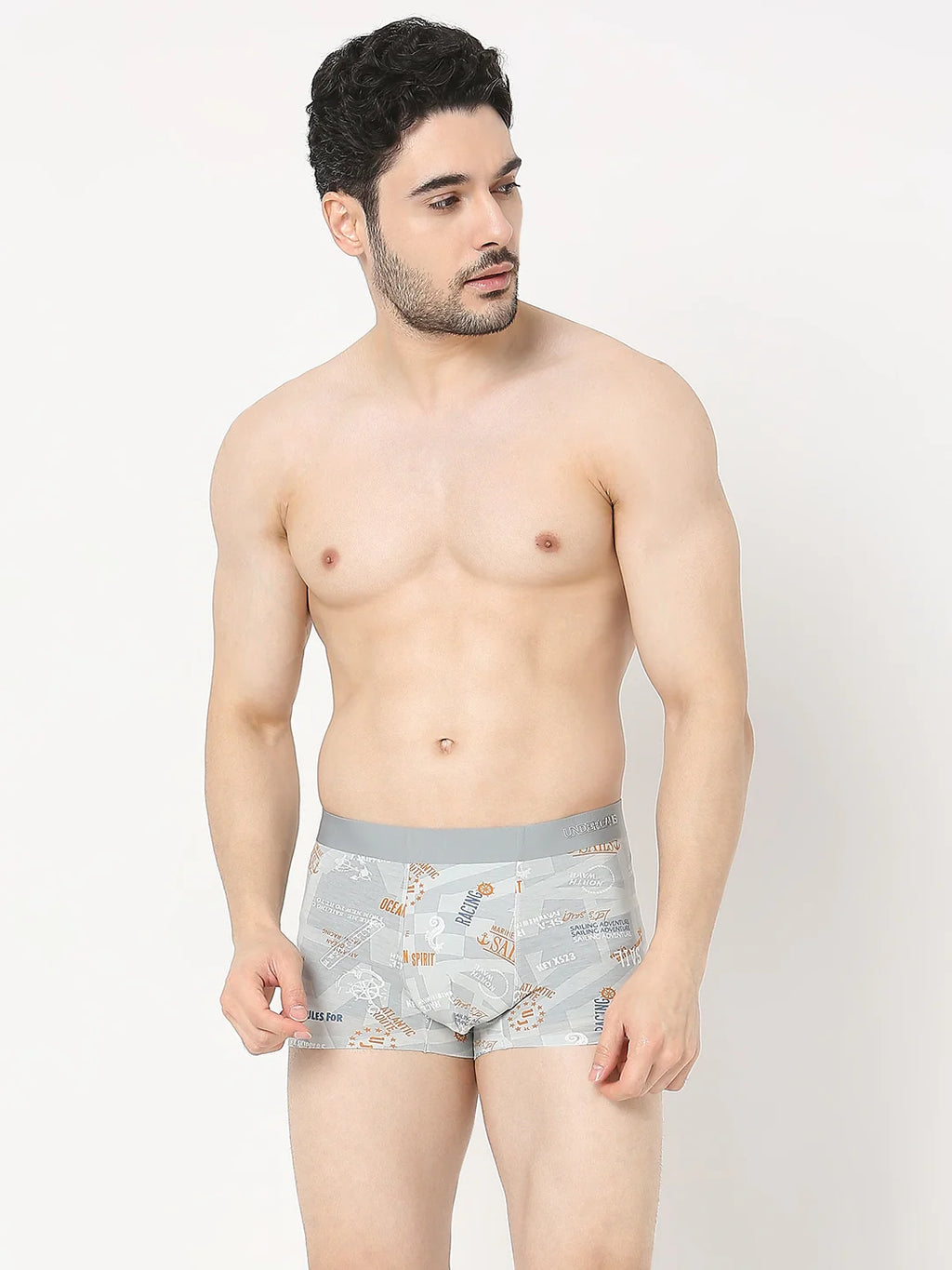 SPYKAR UNDERJEANS PTS102 REGULAR FIT ULTRASOFT PRINTED TRUNK