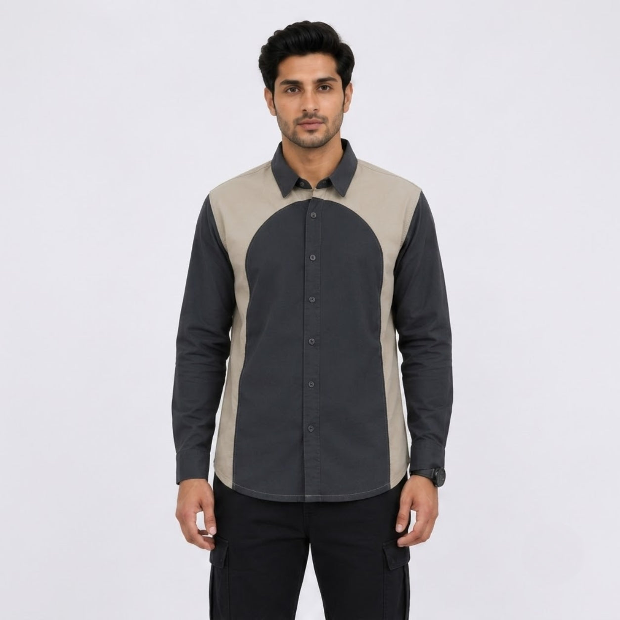 TGT 746 BLACK IMPORTED SURGERY SHIRT