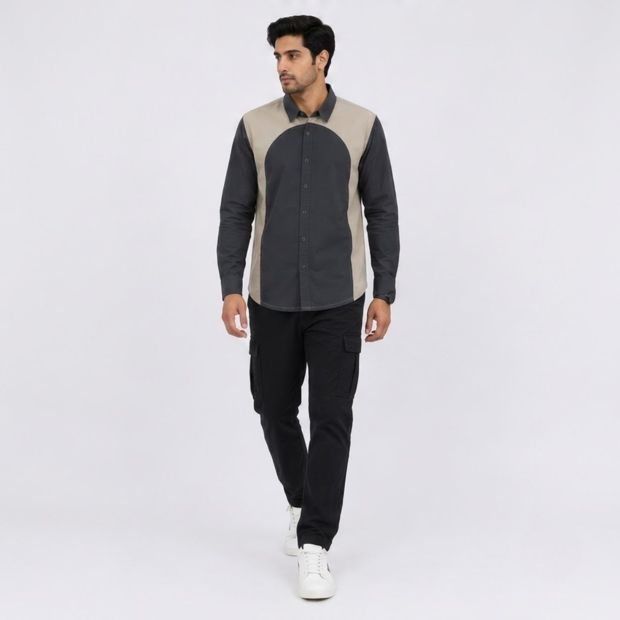 TGT 746 BLACK IMPORTED SURGERY SHIRT