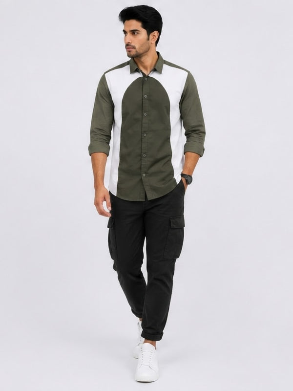 TGT 746 GREEN IMPORTED SURGERY SHIRT