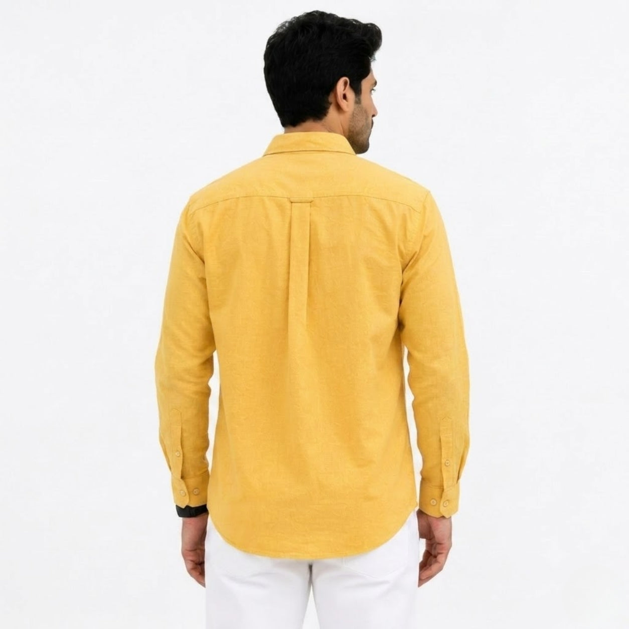 BS-965 FLOWER CREATION LINAN YELLOW SHIRT