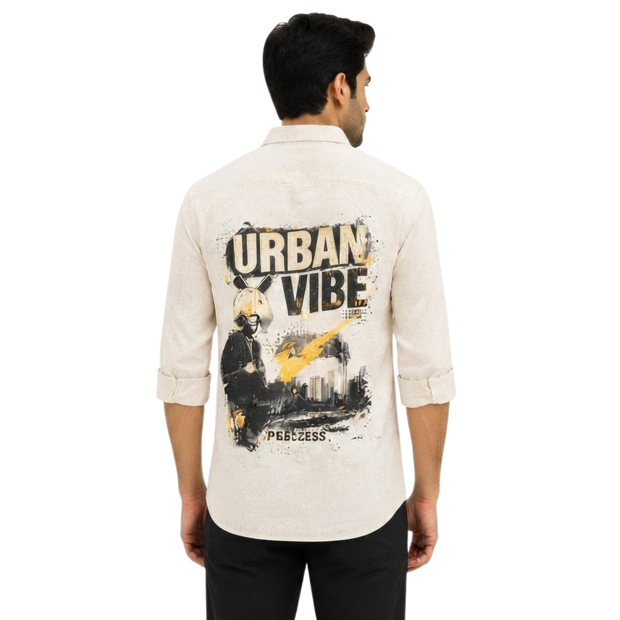 OB-975-A LINAN FABRIC SHIRT