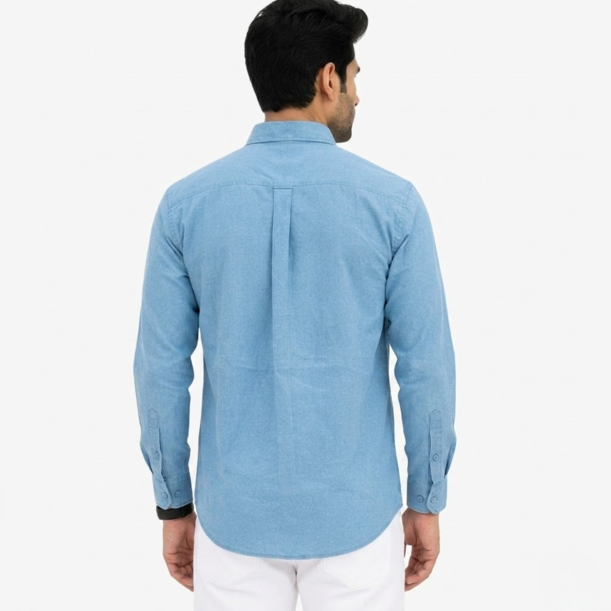BS-965 FLOWER CREATION LINAN SKY BLUE SHIRT