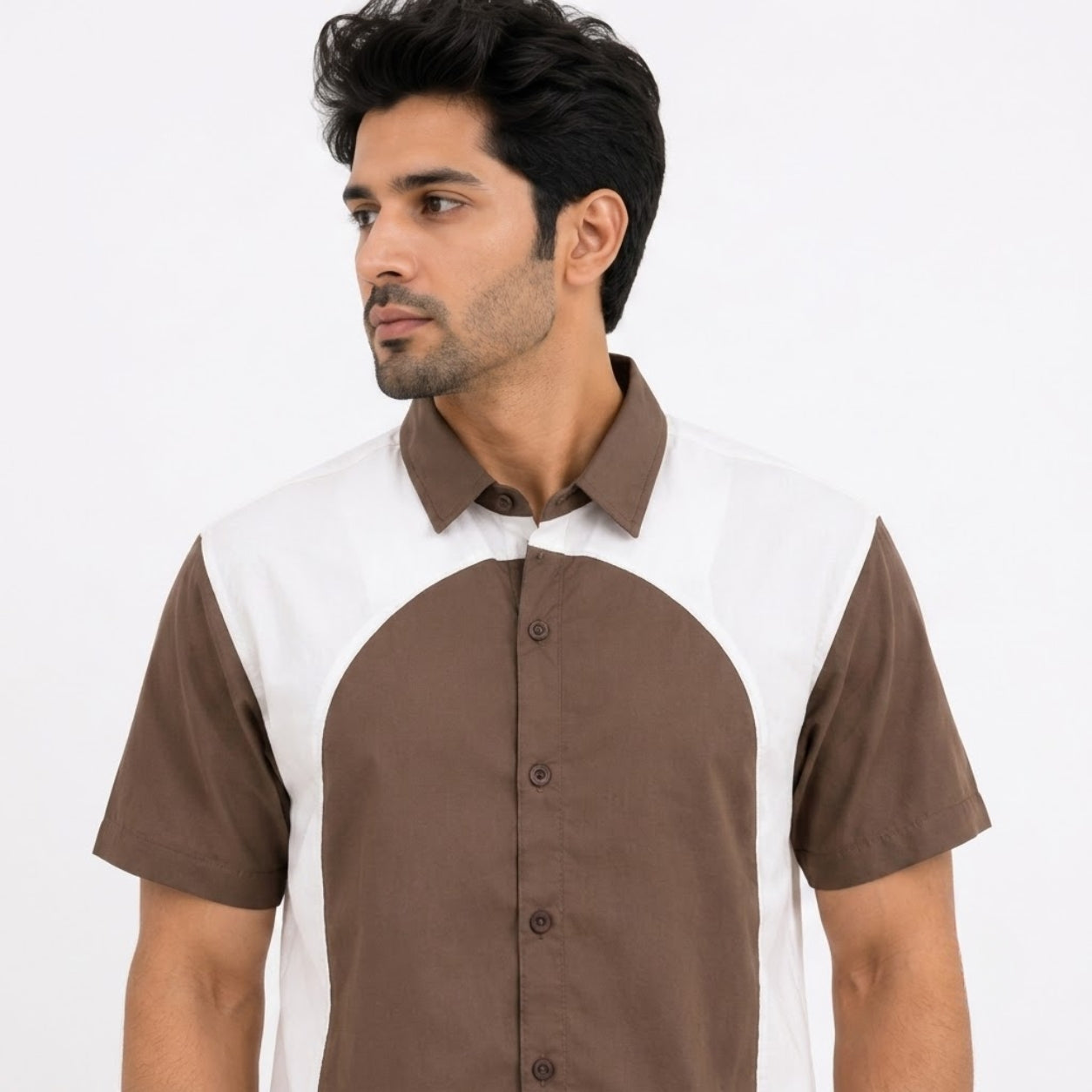 TGT 746 BROWN IMPORTED SURGERY SHIRT