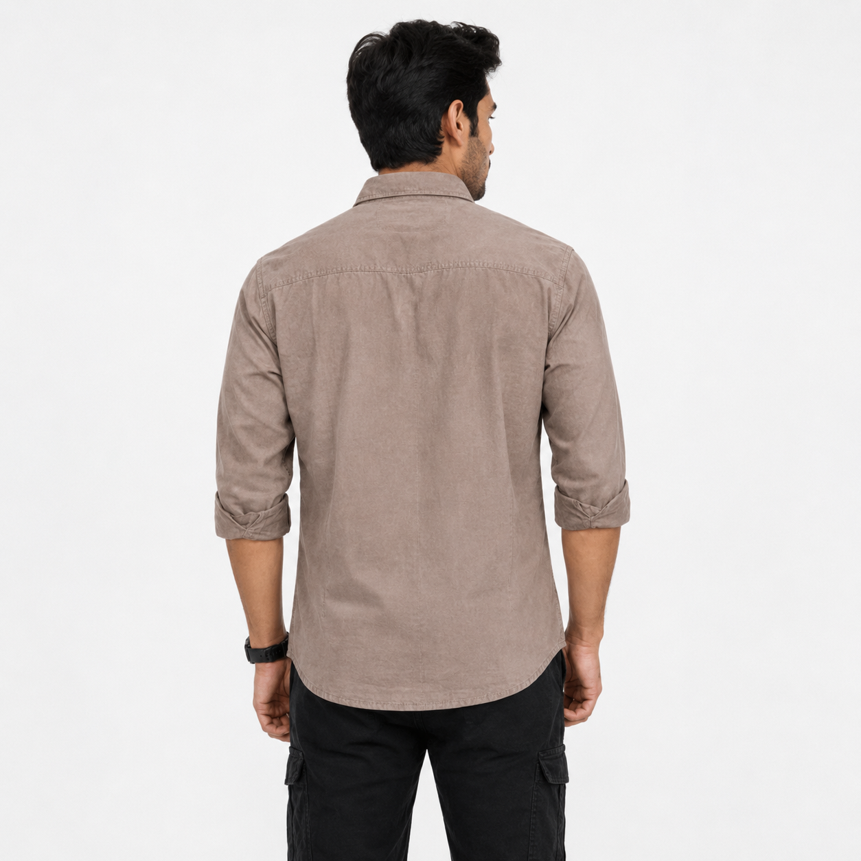 OB-690 CLASSIC LOOK BROWN IMPOTED SHIRT