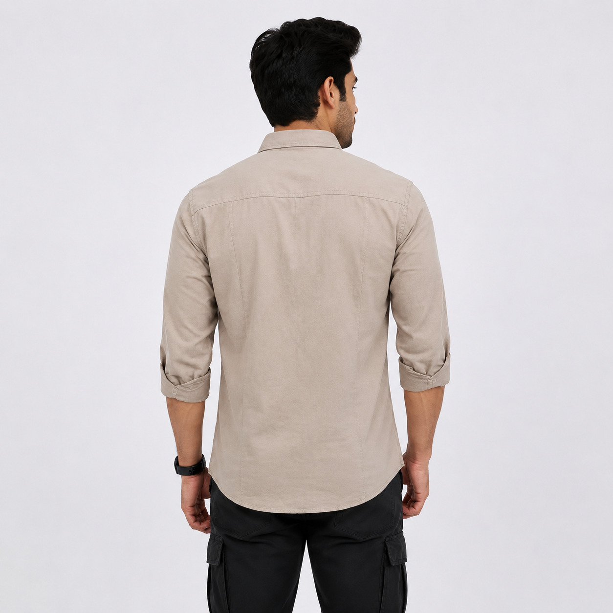 OB-690 CLASSIC LOOK GREY IMPOTED SHIRT