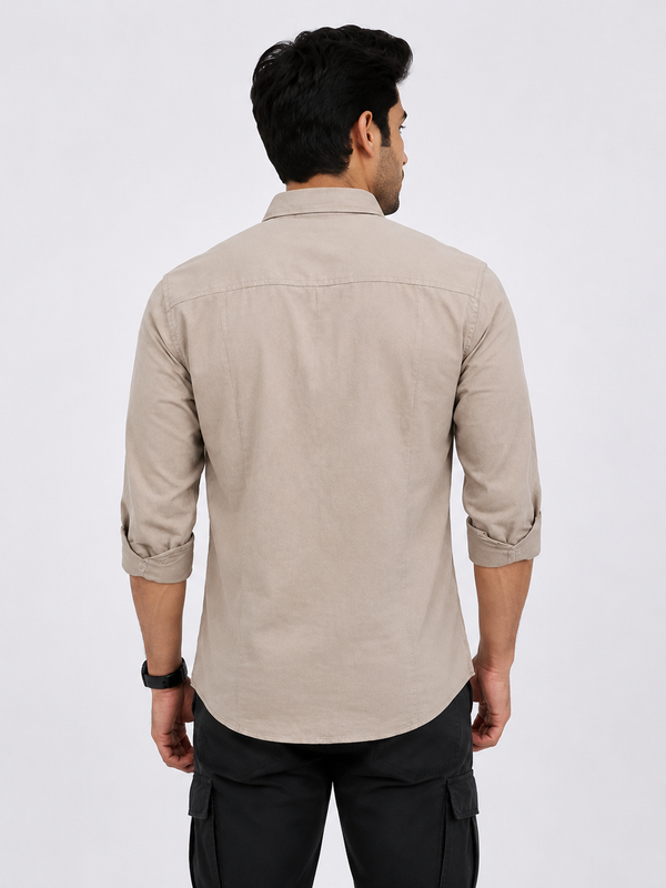 OB-690 CLASSIC LOOK GREY IMPOTED SHIRT